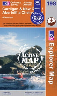 Abbildung von: Cardigan and New Quay, Aberaeron - Ordnance Survey