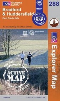 Abbildung von: Bradford and Huddersfield - Ordnance Survey
