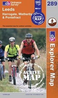 Abbildung von: Leeds, Harrogate, Wetherby and Pontefract - Ordnance Survey