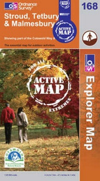 Abbildung von: Stroud, Tetbury and Malmesbury - Ordnance Survey