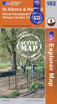 Abbildung von: St Albans and Hatfield - Ordnance Survey