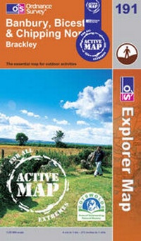 Abbildung von: Banbury, Bicester and Chipping Norton - Ordnance Survey