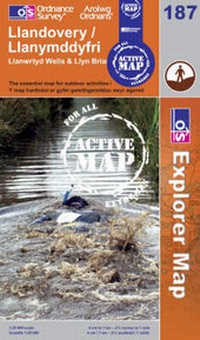 Abbildung von: Llandovery / Llanynddyfri - Ordnance Survey