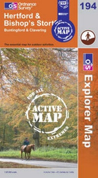 Abbildung von: Hertford and Bishop's Stortford - Ordnance Survey