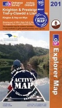 Abbildung von: Knighton and Presteigne / Tref-y-clawdd a Dyffryn Elan - Ordnance Survey