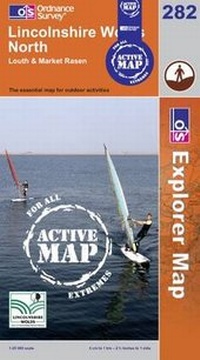 Abbildung von: Lincolnshire Wolds North - Ordnance Survey