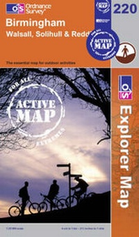 Abbildung von: Birmingham, Walsall, Solihull and Redditch - Ordnance Survey