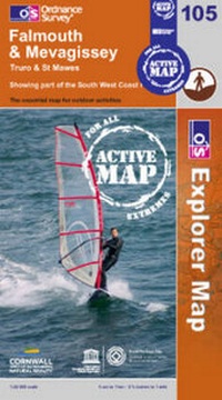 Abbildung von: Falmouth, Mevagissey, Truro and St Mawes - Ordnance Survey