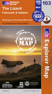 Abbildung von: The Lizard, Falmouth and Helston - Ordnance Survey