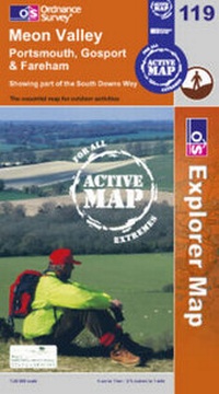 Abbildung von: Meon Valley, Porstmouth, Gosport and Fareham - Ordnance Survey
