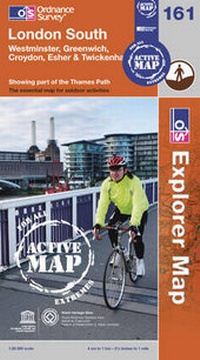 Abbildung von: London South, Westminster, Greenwich, Croydon, Esher & Twickenham - Ordnance Survey