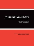 Cover: Current Law Index - Blackbirch Press