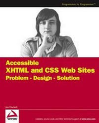 Abbildung von: Accessible XHTML and CSS Web Sites - Wrox