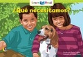 Cover: Que Necesitamos? = What Do We Need? - Creative Teaching Press