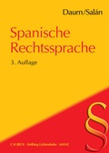 Cover: Spanische Rechtssprache - Manz