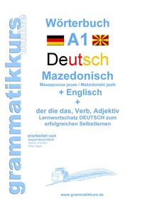 Abbildung von: Wörterbuch Deutsch - Mazedonisch - Englisch - BoD - Books on Demand