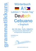 Cover: W&ouml;rterbuch Deutsch - Cebuano - Englisch Niveau A1 - BoD - Books on Demand