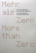 Cover: Mehr als ZERO. Hans Bischoffshausen und die Galerie Hildebrand - Ritter Klagenfurt