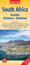Cover: Nelles Map Landkarte South Africa, Namibia, Botswana, Zimbabwe ; S&uuml;dafrika ; Afrique du Sud ; &Aacute;frica del Sur 1:2,5 Mio. - freytag & berndt