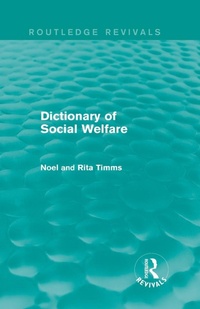 Enlarge image Cover: Dictionary of Social Welfare - Routledge