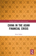 Cover: China in the Asian Financial Crisis - Routledge