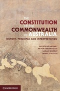 Cover: The Constitution of the Commonwealth of Australia - Cambridge University Press