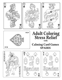 Enlarge image Cover: Adult Coloring Stress Relief with Calming Card Games - Quillpen Pty Ltd T/A Leaves of Gold Press