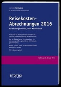 Abbildung von: Reisekosten-Abrechnungen 2016 ohne Kalendarium - Stollfuß