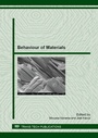 Cover: Behaviour of Materials - Trans Tech Publications Ltd