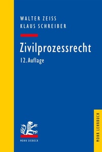 Abbildung von: Zivilprozessrecht - Mohr Siebeck