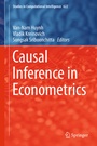 Cover: Causal Inference in Econometrics - Springer