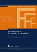 Cover: La comparaci&oacute;n en los lenguajes de especialidad - Frank & Timme