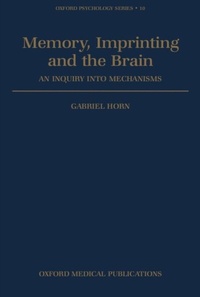 Enlarge image Cover: Memory, Imprinting, and the Brain - OUP eBook