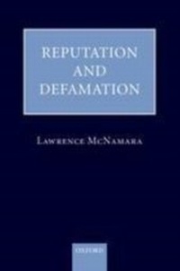 Enlarge image Cover: Reputation and Defamation - Oxford University Press