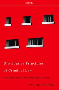 Enlarge image Cover: Distributive Principles of Criminal Law - OUP eBook
