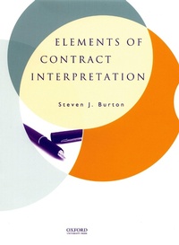 Abbildung von: Elements of Contract Interpretation - OUP eBook