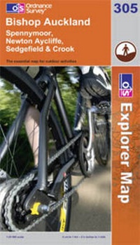 Abbildung von: Bishop Auckland - Ordnance Survey