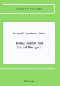 Cover: Textual Fidelity and Textual Disregard - Peter Lang Verlag