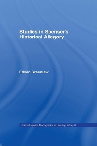 Abbildung von: Studies in Spenser's Historical Allegory - Routledge