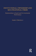 Cover: Institutional Ownership and Multinational Firms - Routledge