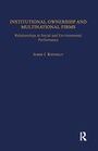 Cover: Institutional Ownership and Multinational Firms - Routledge