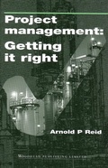 Cover: Project Management: Getting It Right - Woodhead Publishing
