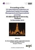 Bild: Proceedings of the 12th International Conference on Intellectual Capital Knowledge Management & Organisational Learning Icickm 2015 - Academic Conferences & Publishing International Ltd