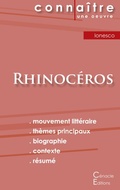Cover: Fiche de lecture Rhinoceros de Eugene Ionesco (Analyse litteraire de reference et resume complet) - Les Editions Du Cenacle