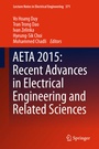 Cover: AETA 2015: Recent Advances in Electrical Engineering and Related Sciences - Springer