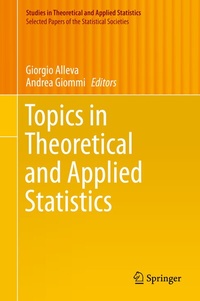 Enlarge image Cover: Topics in Theoretical and Applied Statistics - Springer