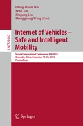 Cover: Internet of Vehicles - Safe and Intelligent Mobility - Springer