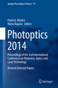 Cover: Photoptics 2014 - Springer