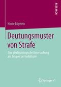 Cover: Deutungsmuster von Strafe - Springer VS