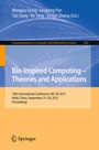 Cover: Bio-Inspired Computing -- Theories and Applications - Springer